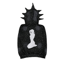 Load image into Gallery viewer, MIDNIGHT SHINER LOST RHINESTONE FULL ZIP UP V3 Lost Souls
