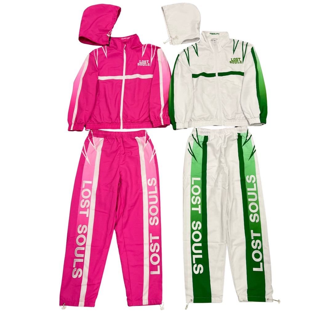 NEW NYLON RACER TECH SETS (UNZIP HOOD) LOST SOULS