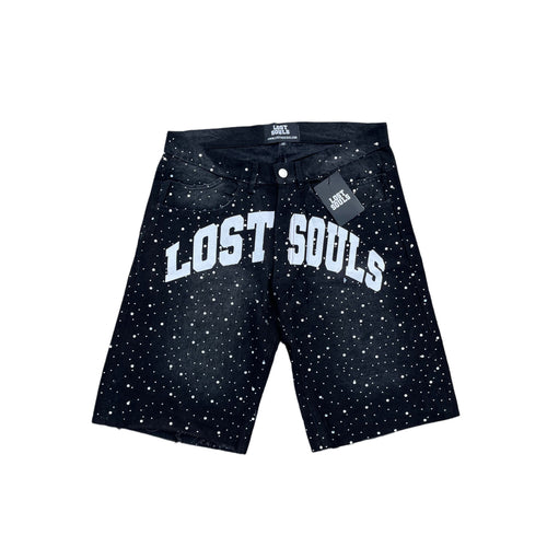 (Copy) 6 POCKET RHINESTONE JORTS LOST SOULS