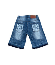 Load image into Gallery viewer, 6 POCKET RHINESTONE JORTS LOST SOULS
