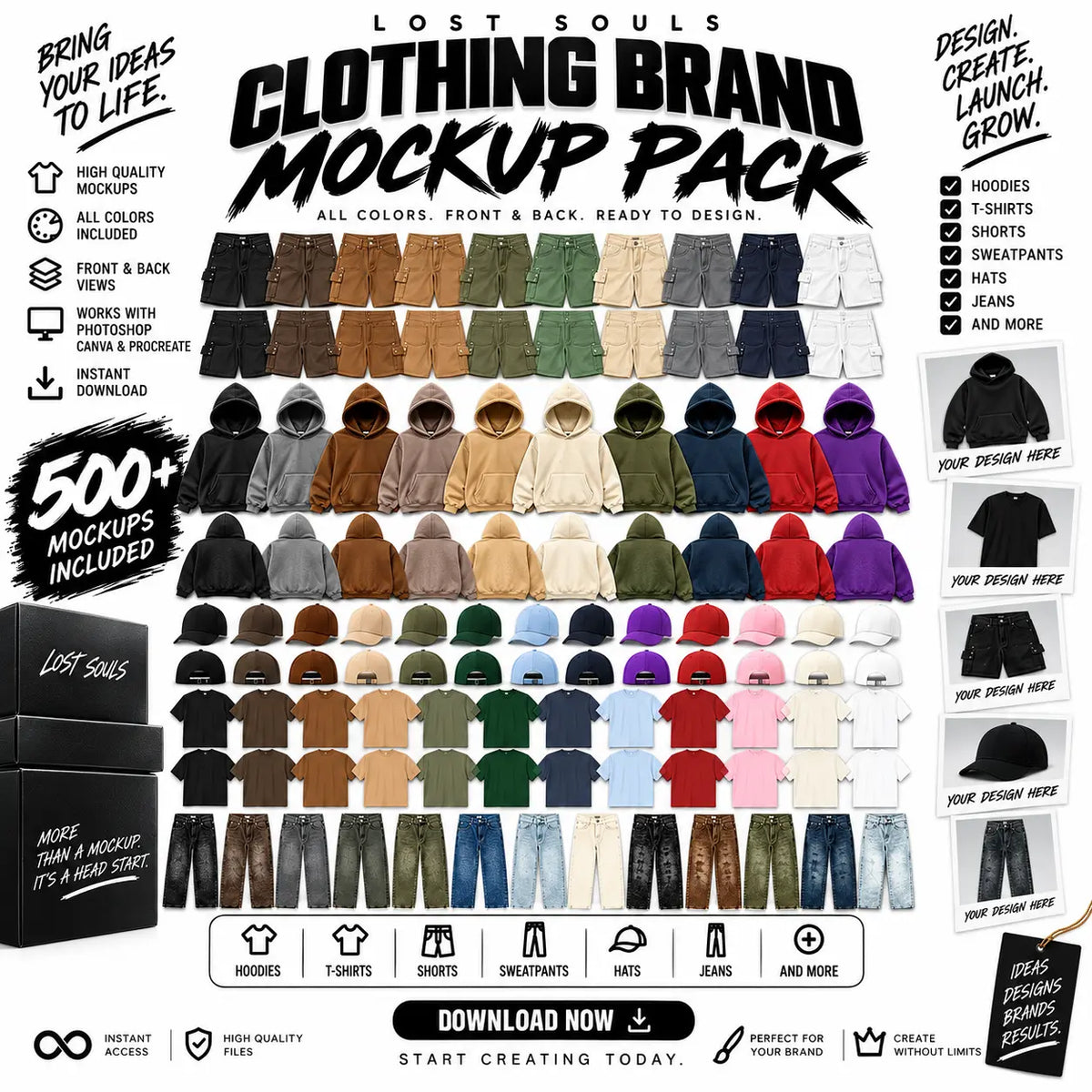 Free Clothing Brand Mockups