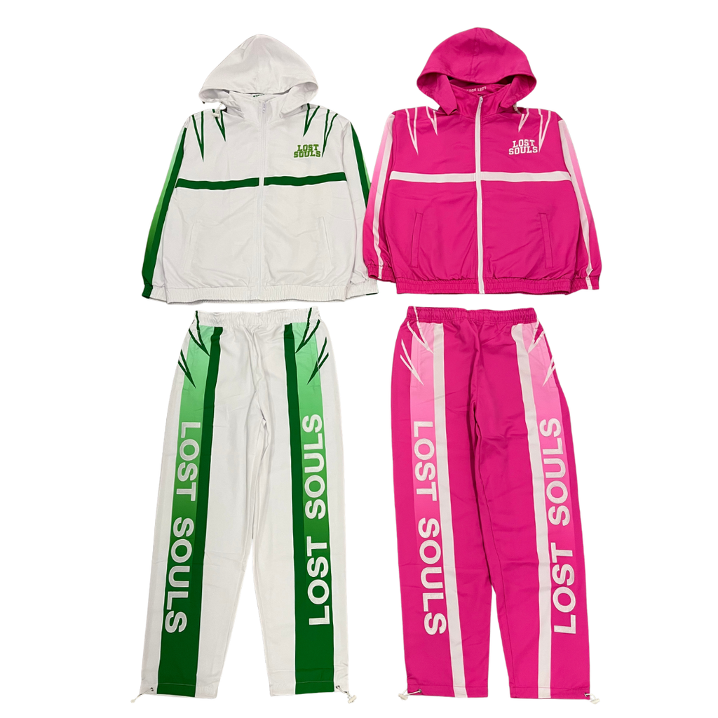 NEW NYLON RACER TECH SETS (UNZIP HOOD) LOST SOULS