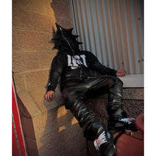 Load image into Gallery viewer, MIDNIGHT LOST RHINESTONE FULL ZIP UP Lost Souls
