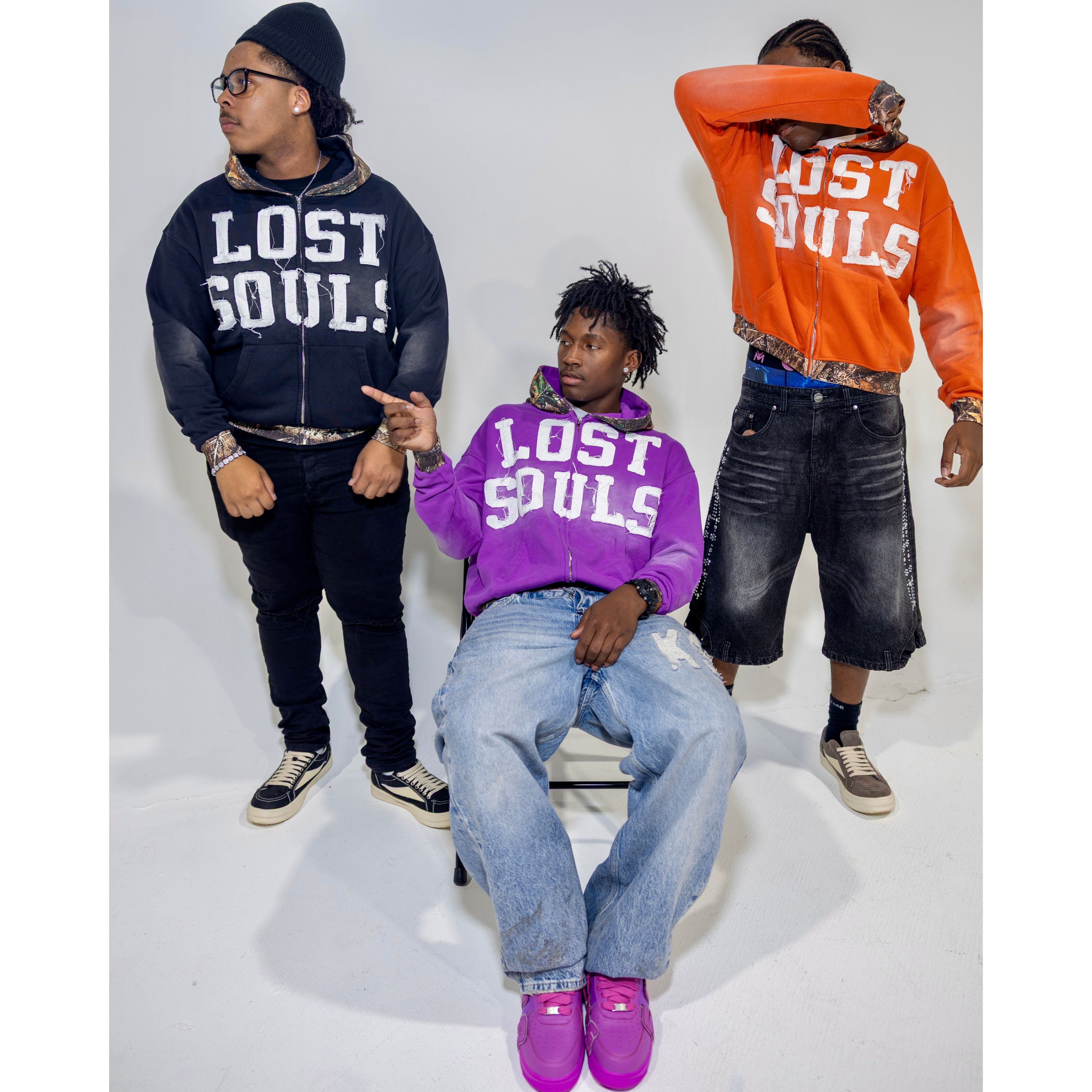 TANGERINE CAMO BEING ALONE INSPIRED ME JACKET Lost Souls