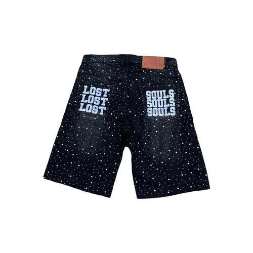 (Copy) 6 POCKET RHINESTONE JORTS LOST SOULS