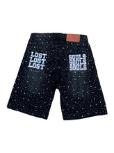 Load image into Gallery viewer, (Copy) 6 POCKET RHINESTONE JORTS LOST SOULS
