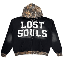 Load image into Gallery viewer, DIRTY WASH CAMO JACKET - LOST SOULS
