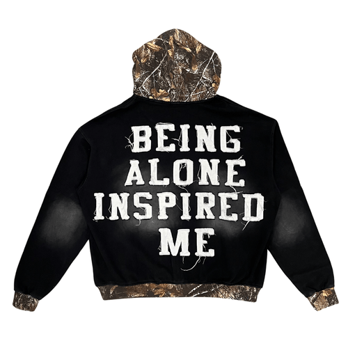 DIRTY WASH CAMO JACKET - LOST SOULS