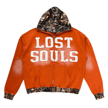 Load image into Gallery viewer, TANGERINE WASH CAMO JACKET - LOST SOULS
